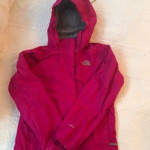 Girls North Face Raincoat